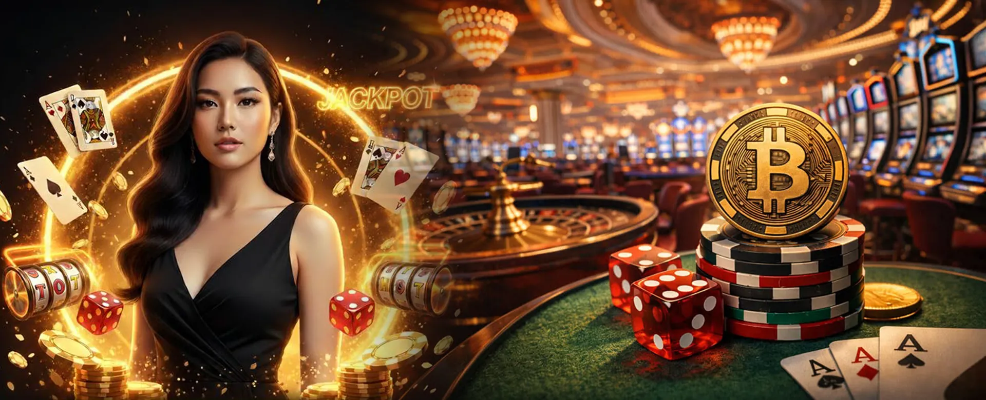 Background image illustrating secure online gaming with VPN for Roobet